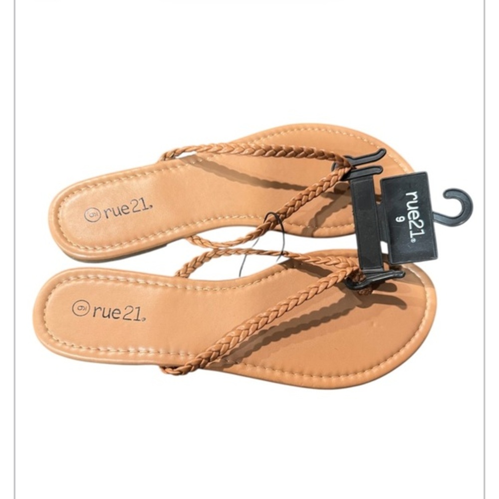 Rue21 Light Brown Braided Women's Sandals size 9